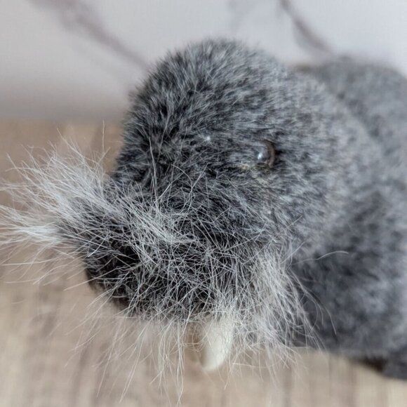 Russ Wilfred jr seal walrus plush stuffed animal gray 10" - Picture 3 of 7